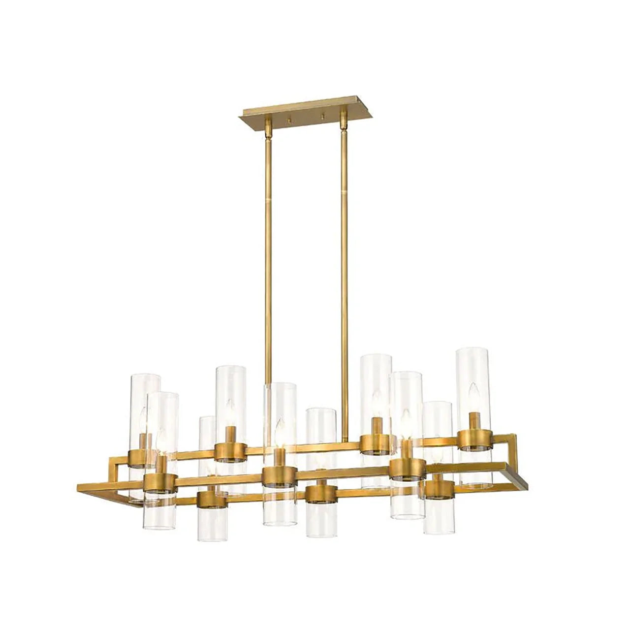 Damous Rectangles Chandelier 43"