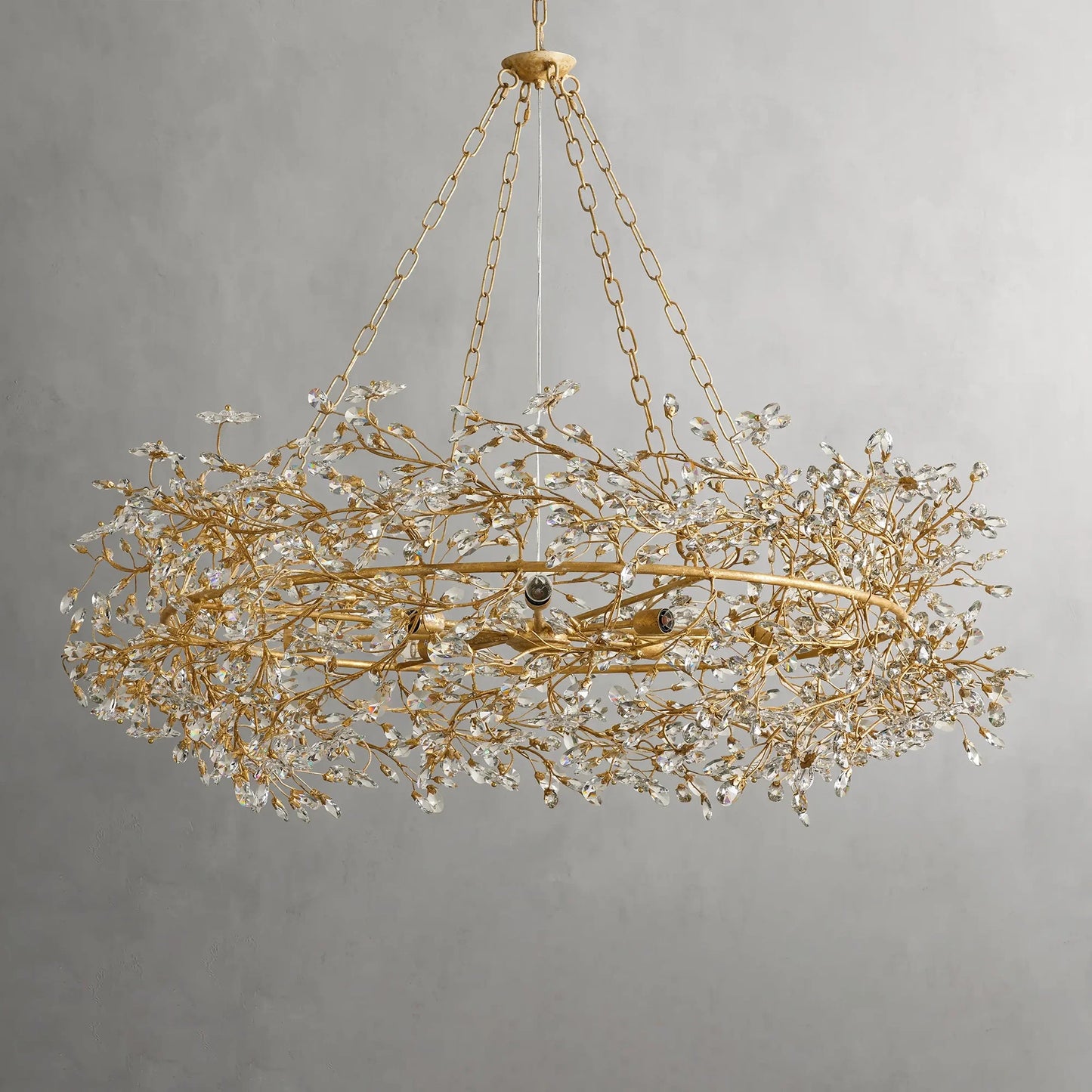 Crystal Flowers Fiore Crown Chandelier