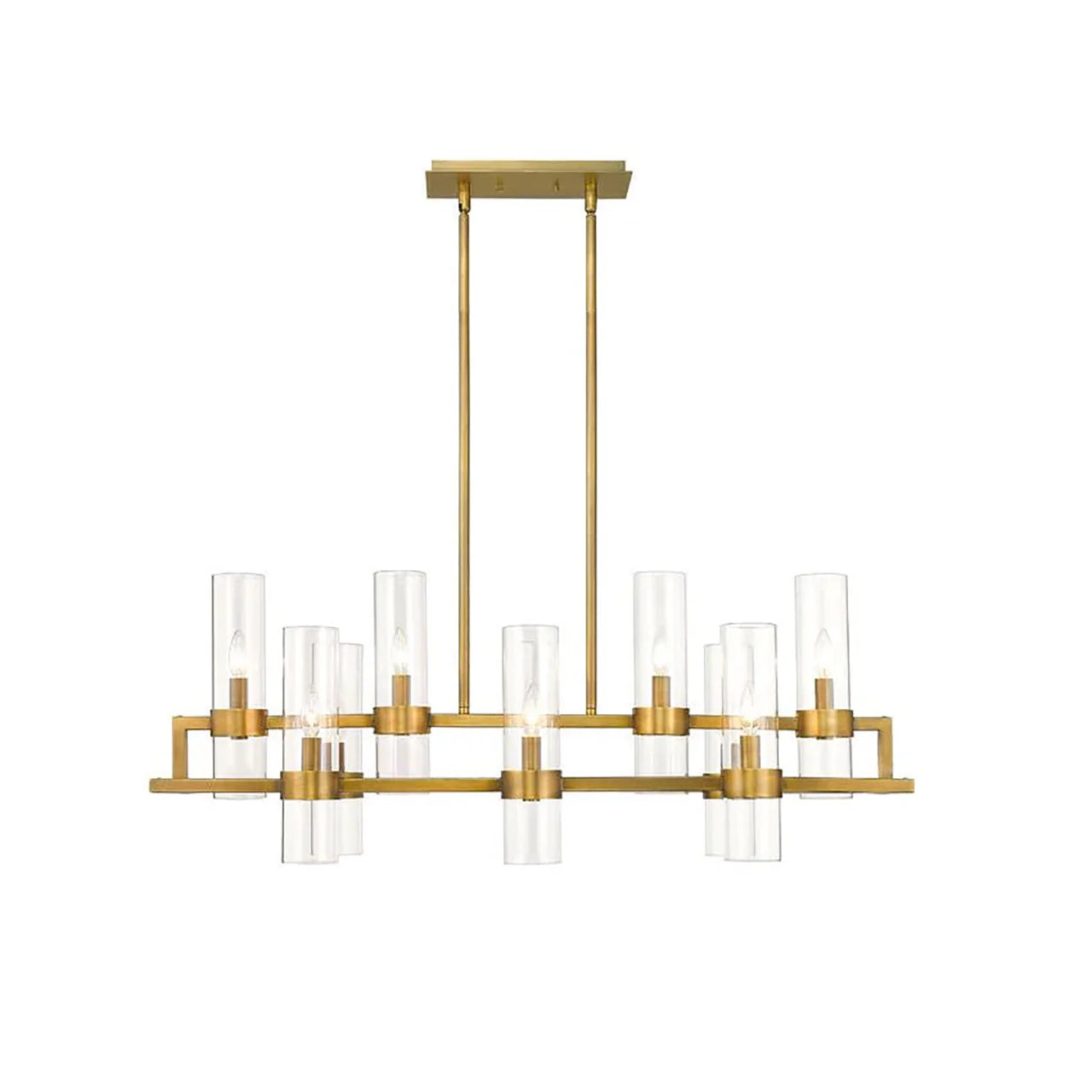 Damous Rectangles Chandelier 43"