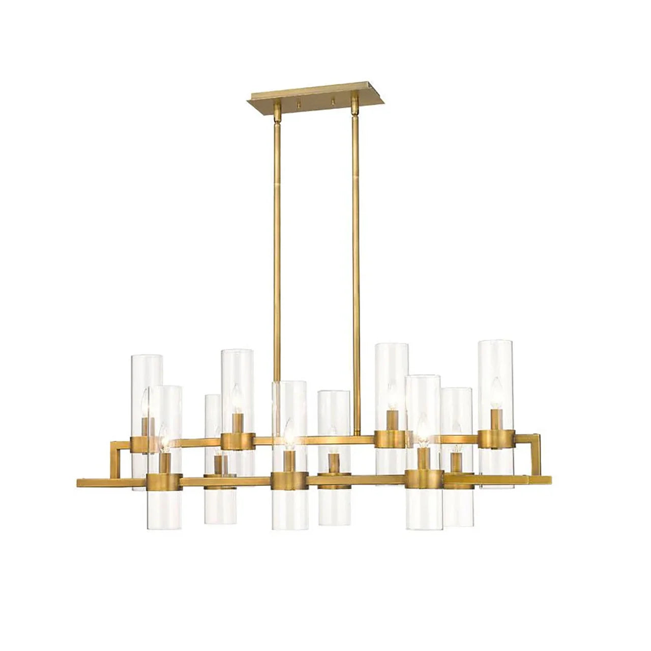 Damous Rectangles Chandelier 43"