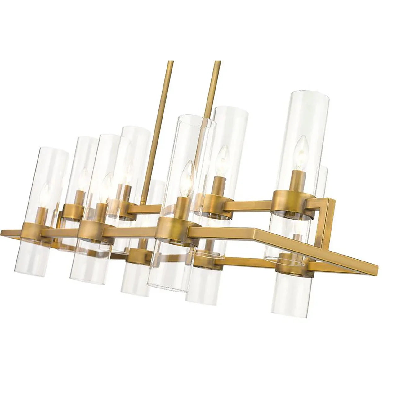 Damous Rectangles Chandelier 43"