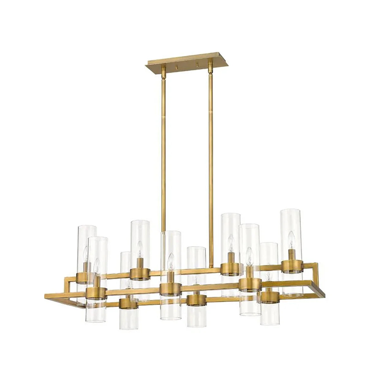 Damous Rectangles Chandelier 43"
