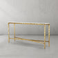 Thaddeus Rectangle Marble Console Table 60" 72"