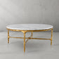 Thaddeus Marble Round Coffee Table 36" 55"
