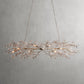 Crystal Flowers Fiore Linear Chandelier