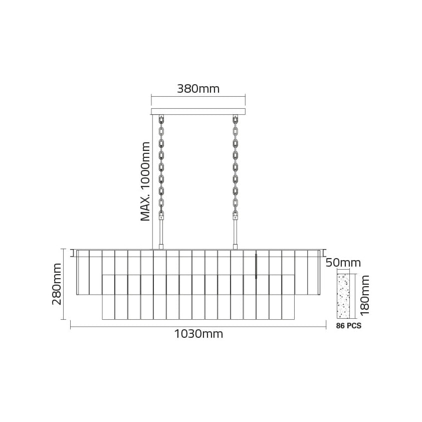 Carino Grande Chandelier 12-Light