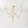 Art Spherical Glass Astraia Chandelier