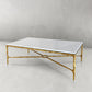 Thaddeus Rectangle Marble Coffee Table