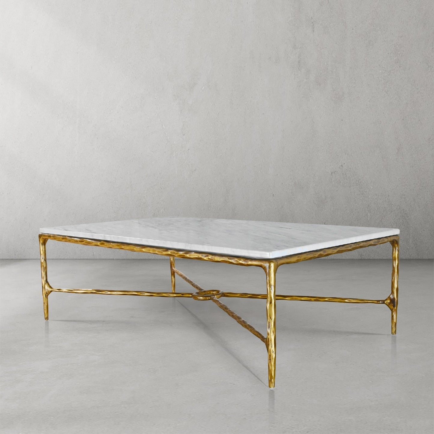 Thaddeus Rectangle Marble Coffee Table