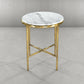 Thaddeus Round Marble Side Table 18" 22"