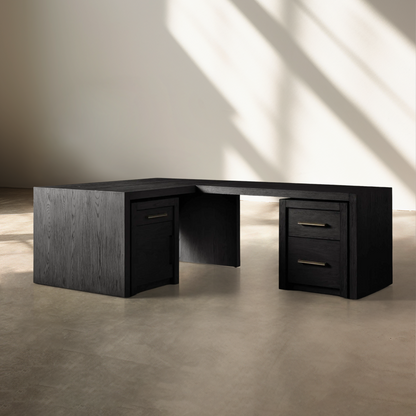 Ludwig Modular Desk with Return Desk