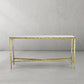 Thaddeus Rectangle Marble Console Table 60" 72"