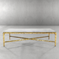 Thaddeus Rectangle Marble Coffee Table