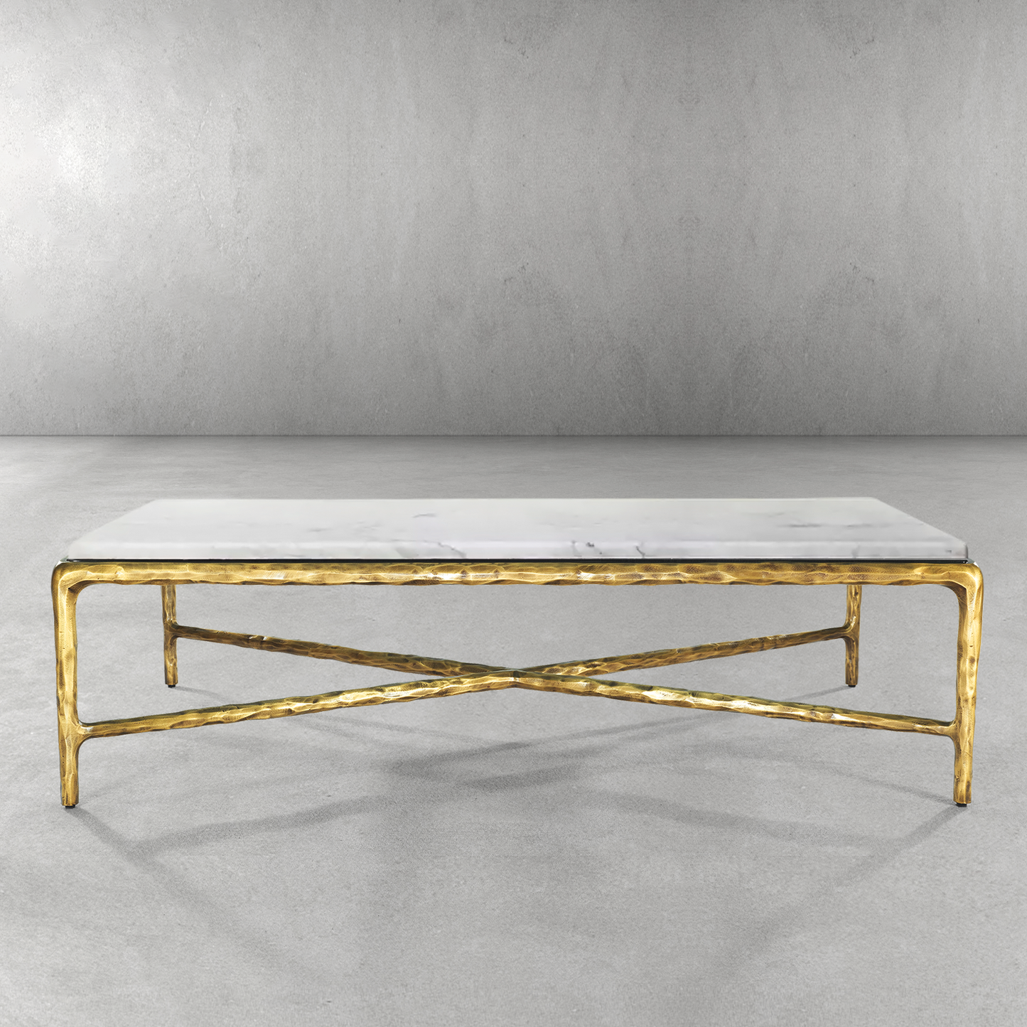 Thaddeus Rectangle Marble Coffee Table
