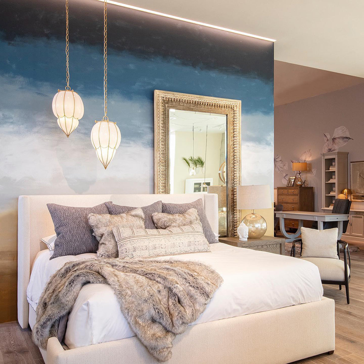 Art Handmade Glass Margolis Large Pendant