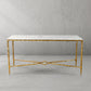 Thaddeus Rectangle Marble Console Table 60" 72"