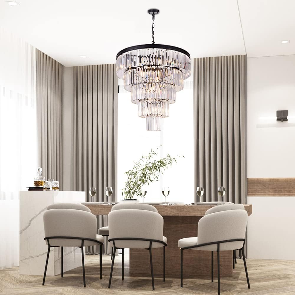 Tochic Crystal Round Chandelier