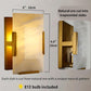 Square Marble Slice Wall Sconce 9.8"
