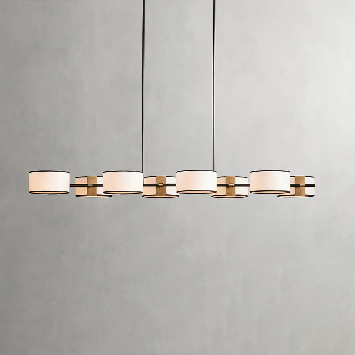 Daphnea Drum Shade Linear Chandelier