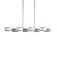 Daphnea Drum Shade Linear Chandelier