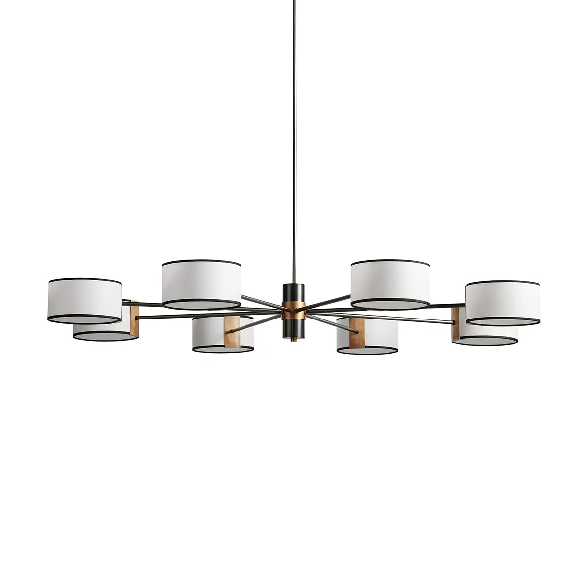 Daphnea Drum Shade Round Chandelier