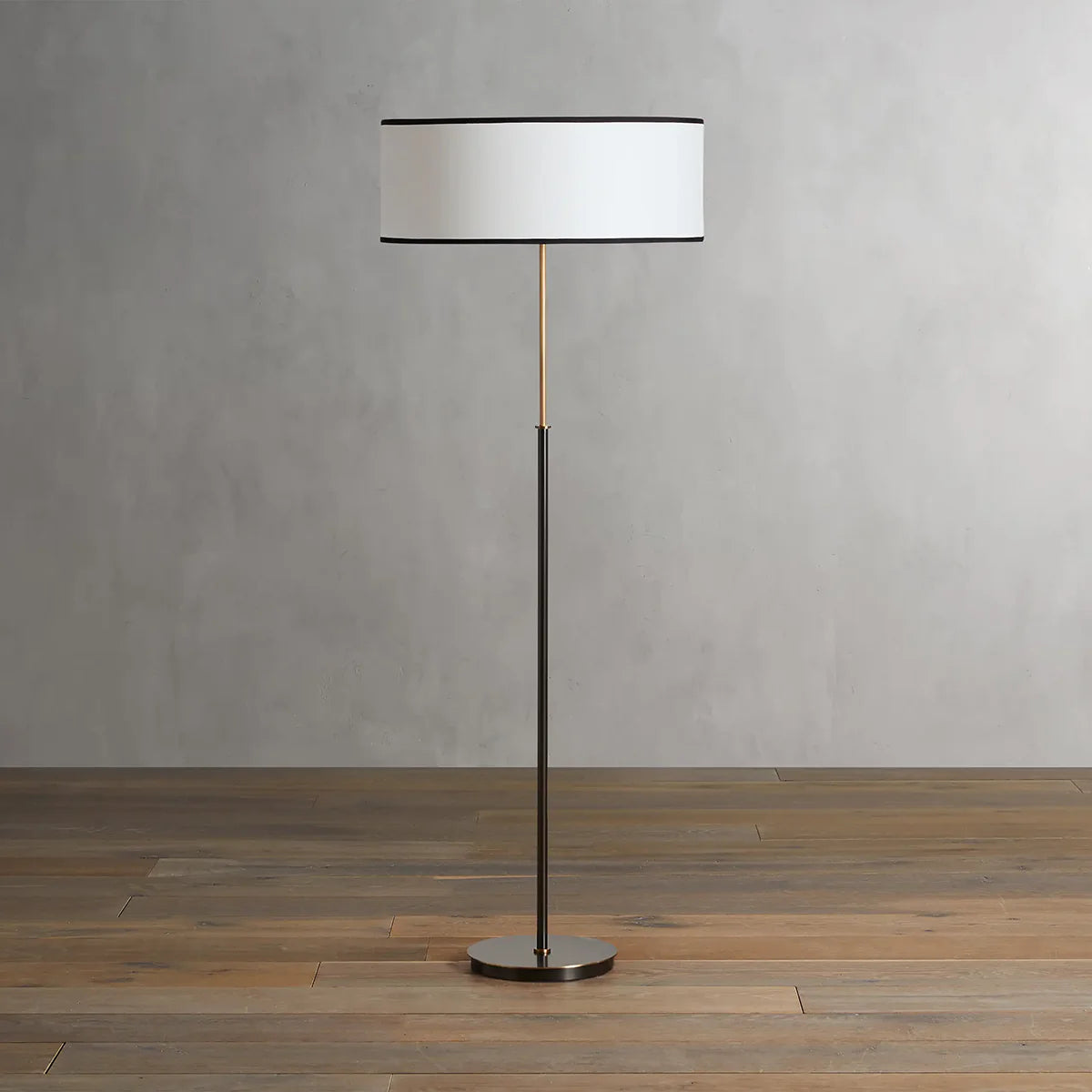 Daphnea Drum Shade Floor Lamp