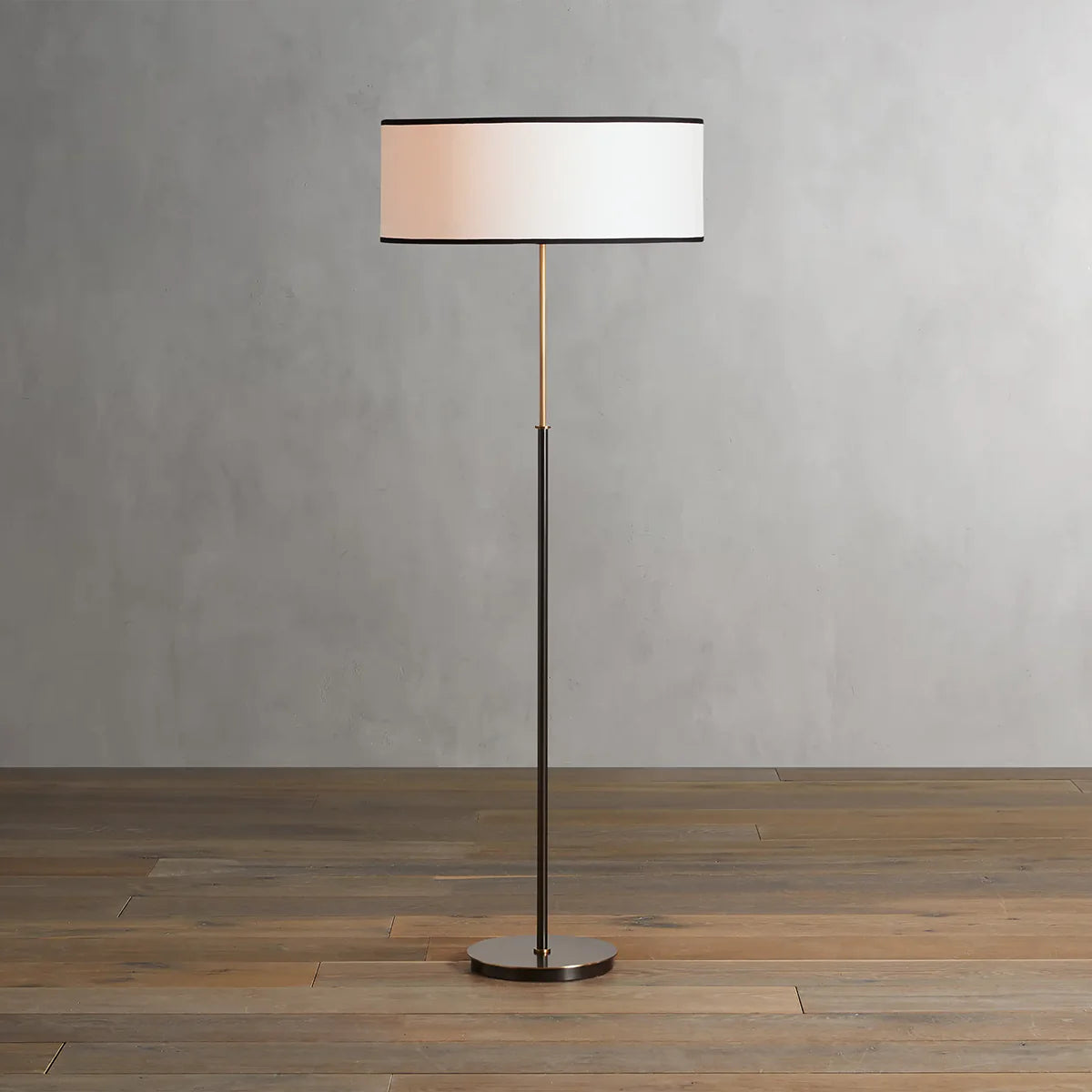 Daphnea Drum Shade Floor Lamp