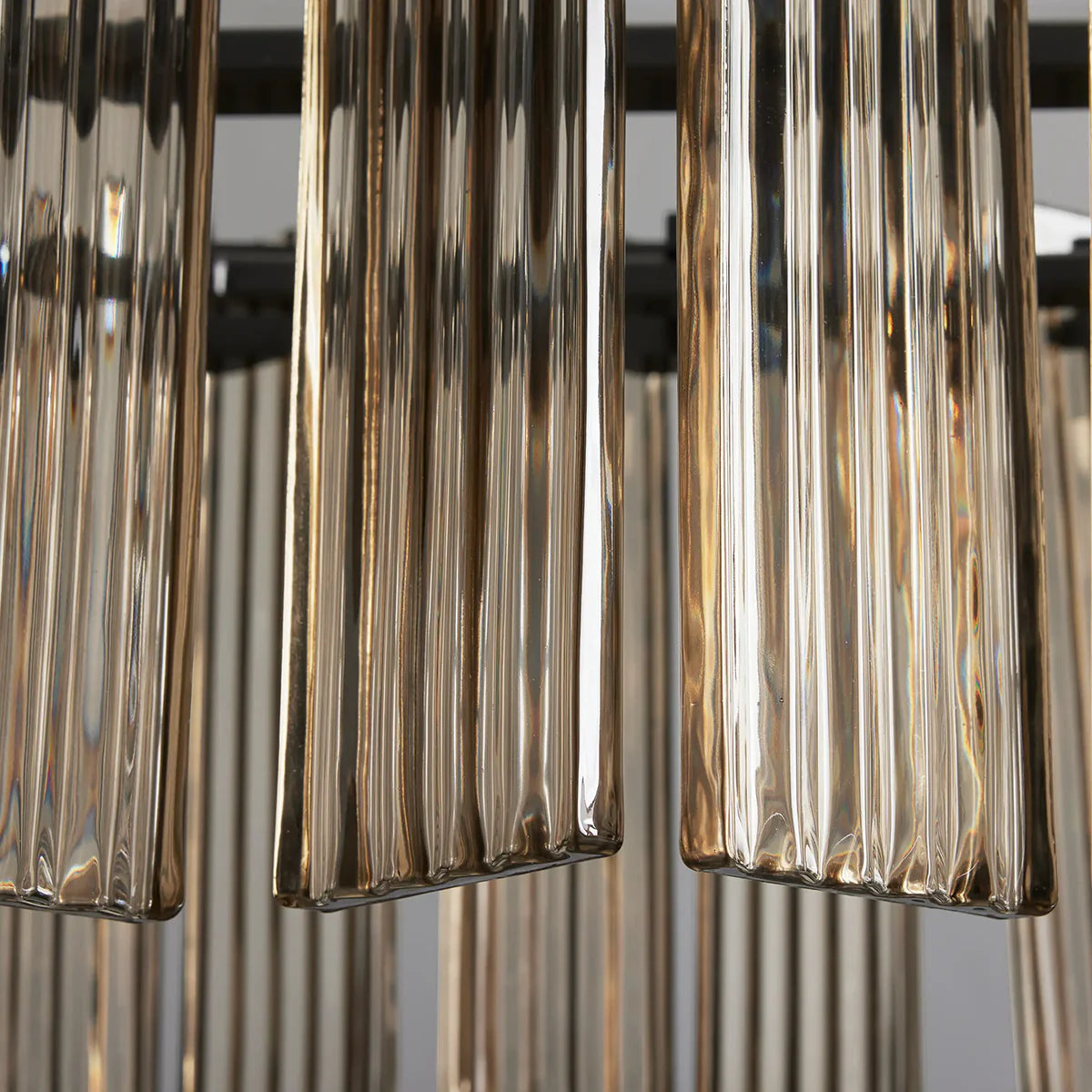 Art Glass Delsier Oval Chandelier