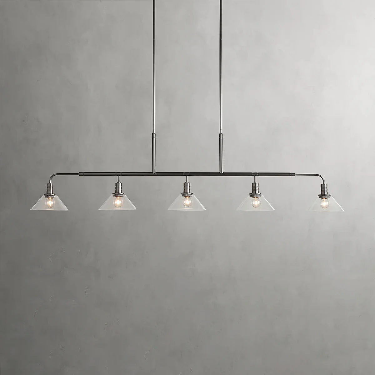 Art Glass Therona Linear Chandelier