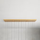 Rain Glass Soltaire Linear Chandelier