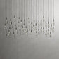 Rain Glass Soltaire Linear Chandelier