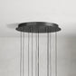 Rain Glass Soltaire Round Chandelier
