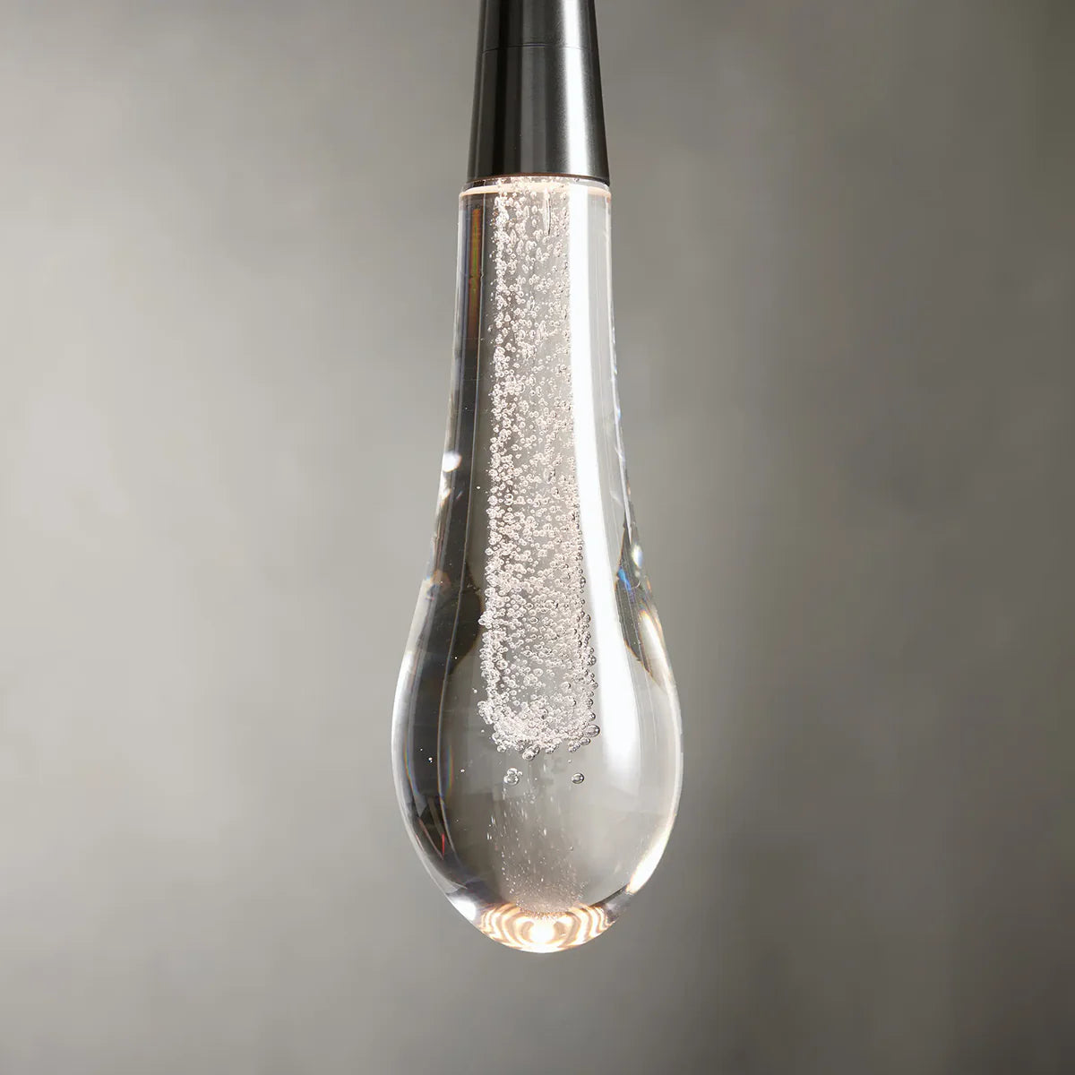 Rain Glass Soltaire Pendant