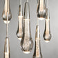 Rain Glass Soltaire 58" Round Chandelier