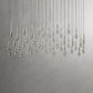 Rain Glass Soltaire Linear Chandelier