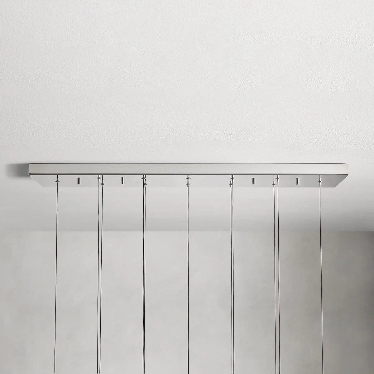 Rain Glass Soltaire 37" Linear Chandelier