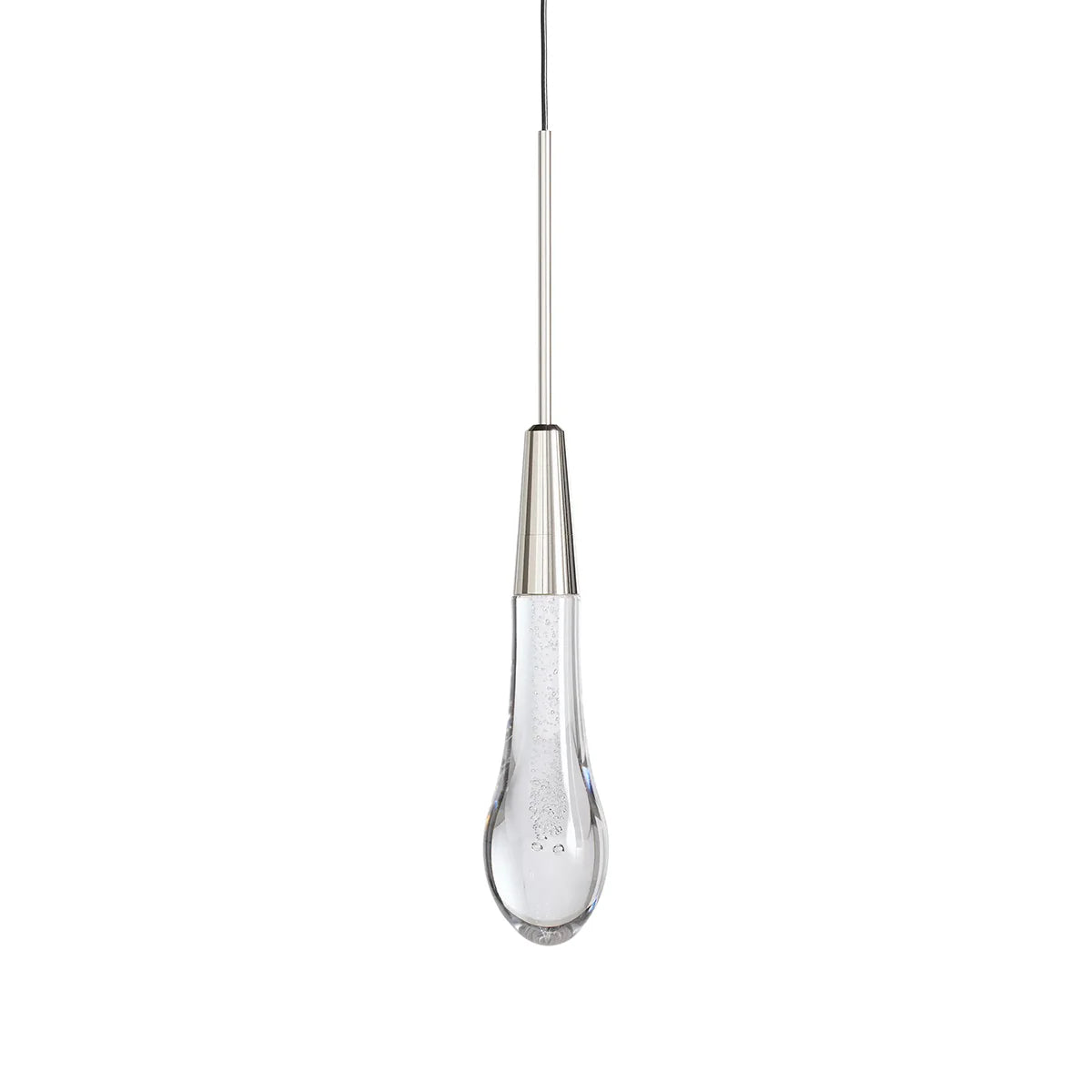 Rain Glass Soltaire Pendant