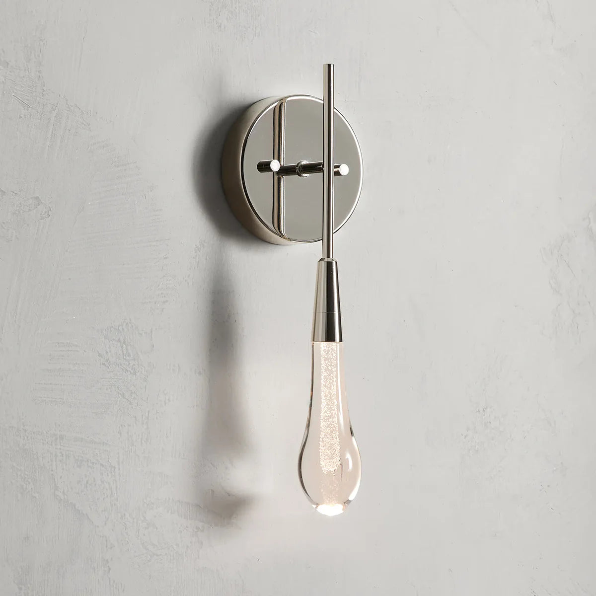 Rain Glass Soltaire Wall Sconce