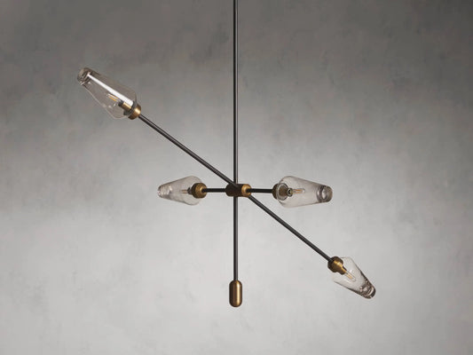 Arrow Bronze Chandelier