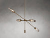 Arrow Brass Chandelier