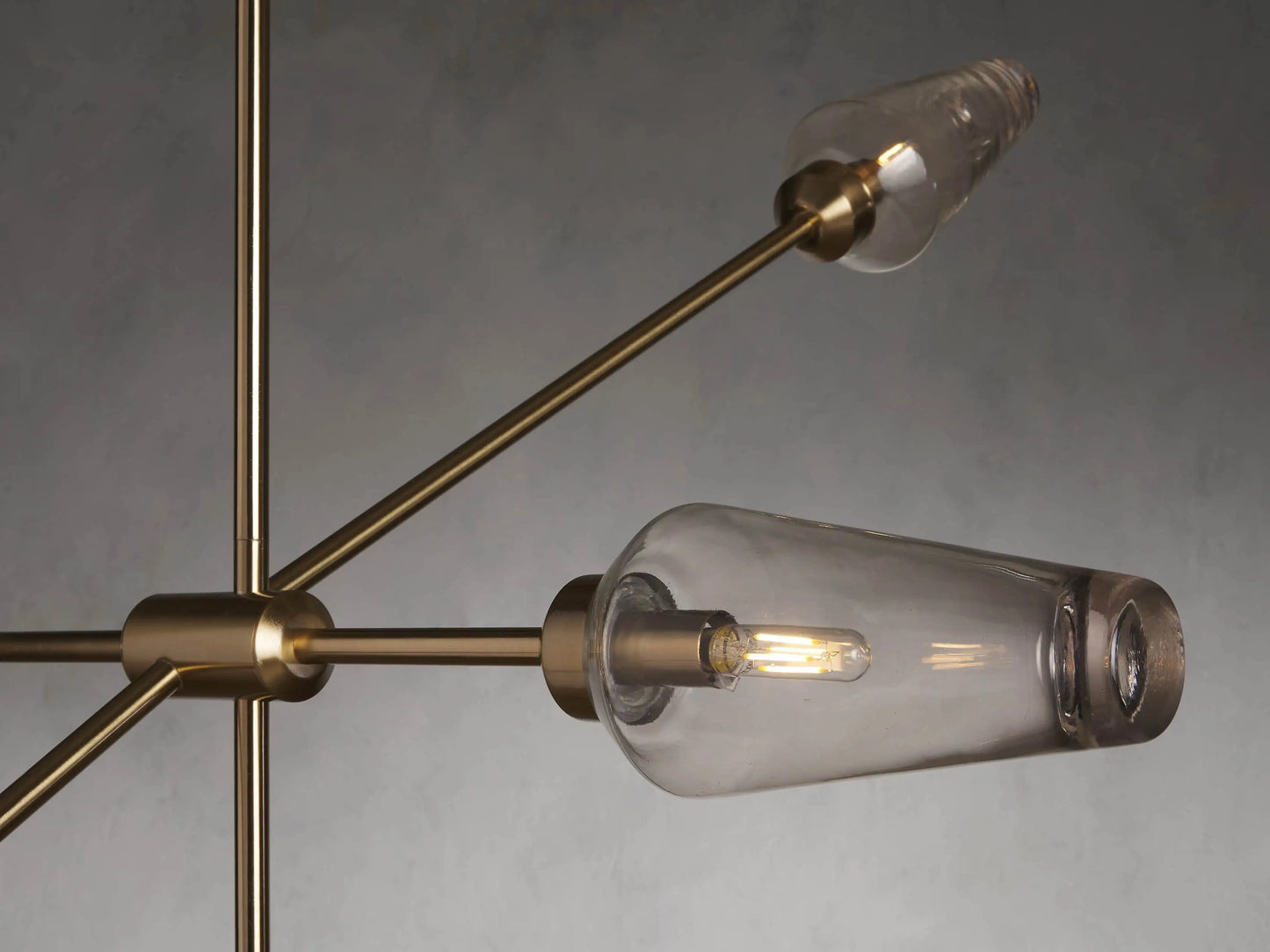 Arrow Brass Chandelier