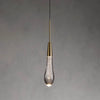 Rain Glass Soltaire Pendant