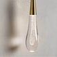 Rain Glass Soltaire Wall Sconce