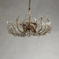 Adela Glass Petal 6 Light Chandelier