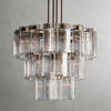 Art Glass Delsier Round Chandelier