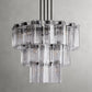 Art Glass Delsier Round Chandelier