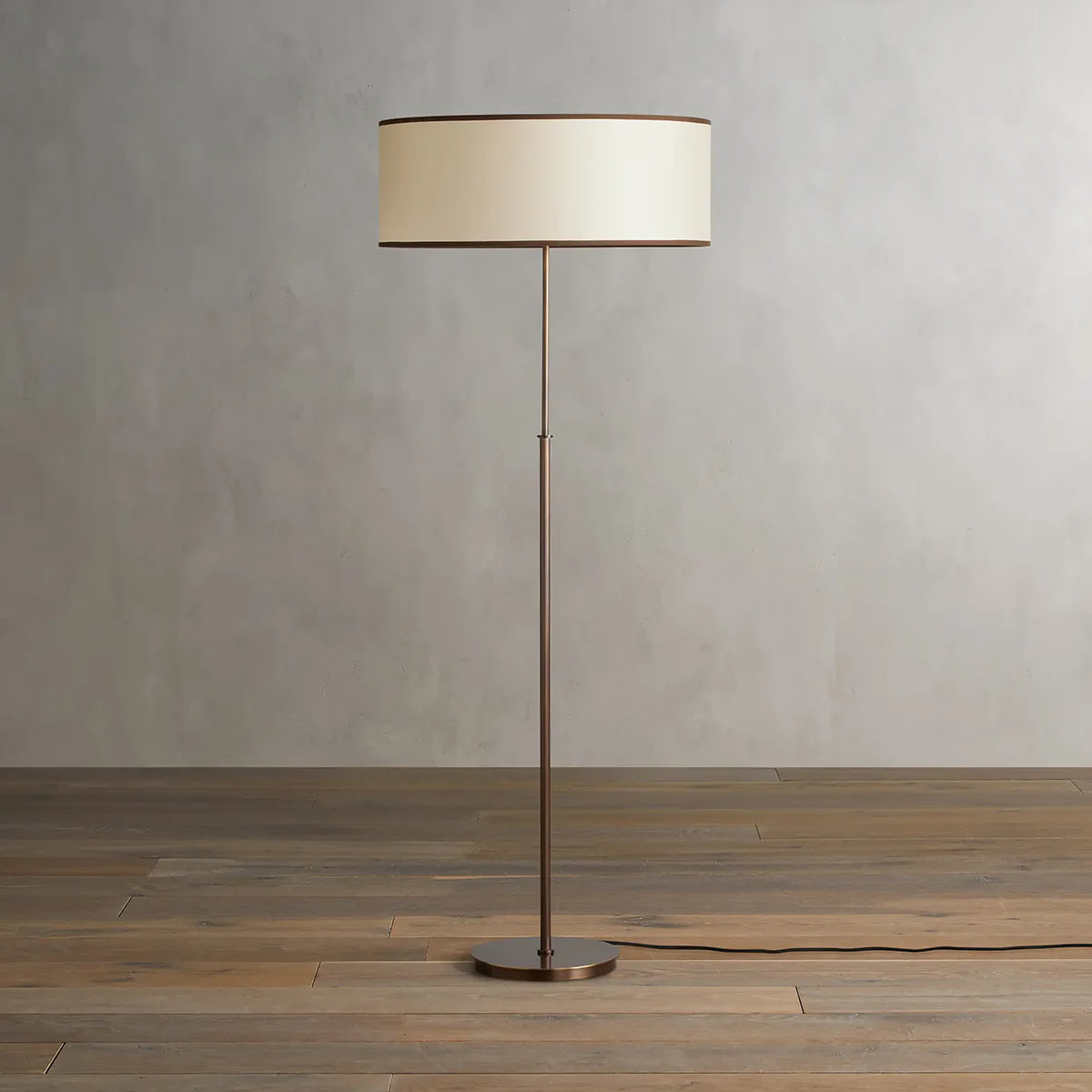 Daphnea Drum Shade Floor Lamp