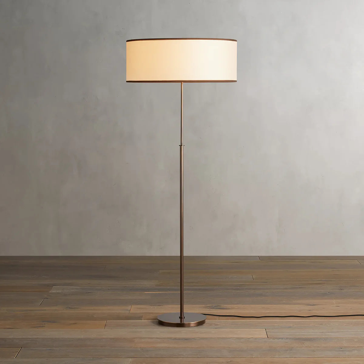 Daphnea Drum Shade Floor Lamp