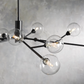 Moder Apollo Glass Ball Round Chandelier