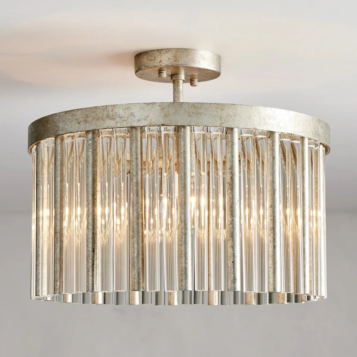 Art shade Flushmount